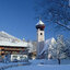 Ortsansicht Aurach Winter (c) Kitzbühel Tourismus - Albin Niederstrasser